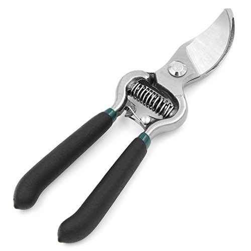 Henoda Hand Bypass Pruners 8 Inch Steel Garden Pruning Shears - Versatile Razor Sharp Garden Clippers Tree Trimmers Secateurs and Steel Bypass Pruner 1