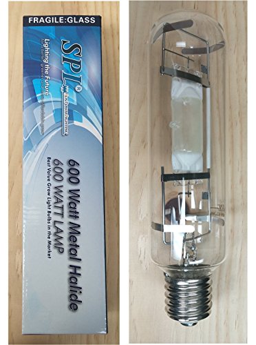 SPL Horticulture Stmb 600 Hydroponic 600w Watt Metal Halide Mh Grow Light Bulb Lamp for Magnetic and Digital Ballast