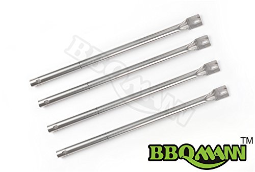 BBQMANN 167314-pack BBQ Pipe Tube Gas Grill Burner Replacement for Select Gas Grill Models By Amana Surefire and Others 17 18 X 34